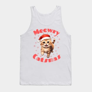 christmas cat Tank Top